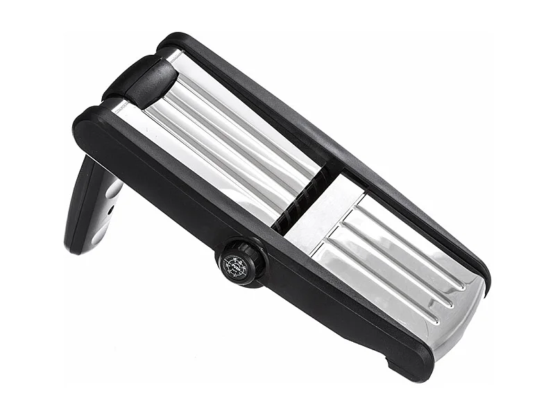 Mandoline Avec Poignée Ajustable "3 Lames" 24cm Noir