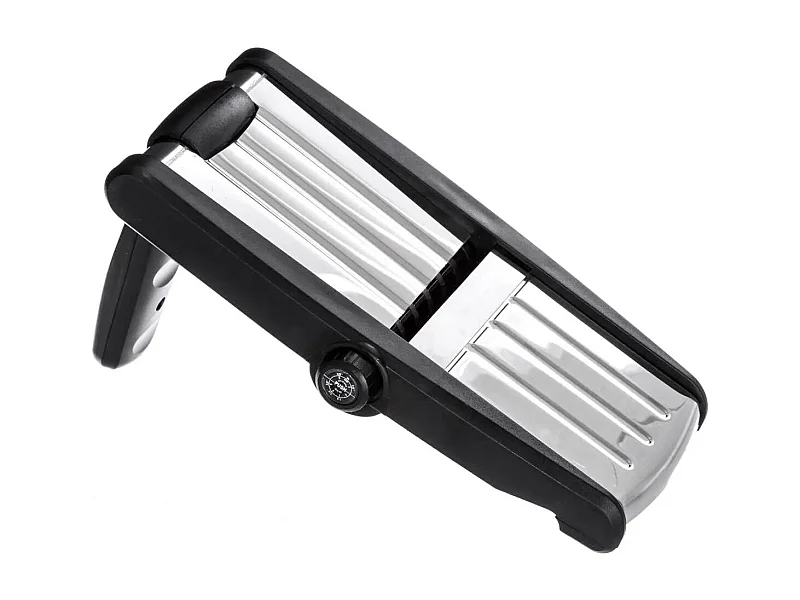 Mandoline Avec Poignée Ajustable "3 Lames" 24cm Noir