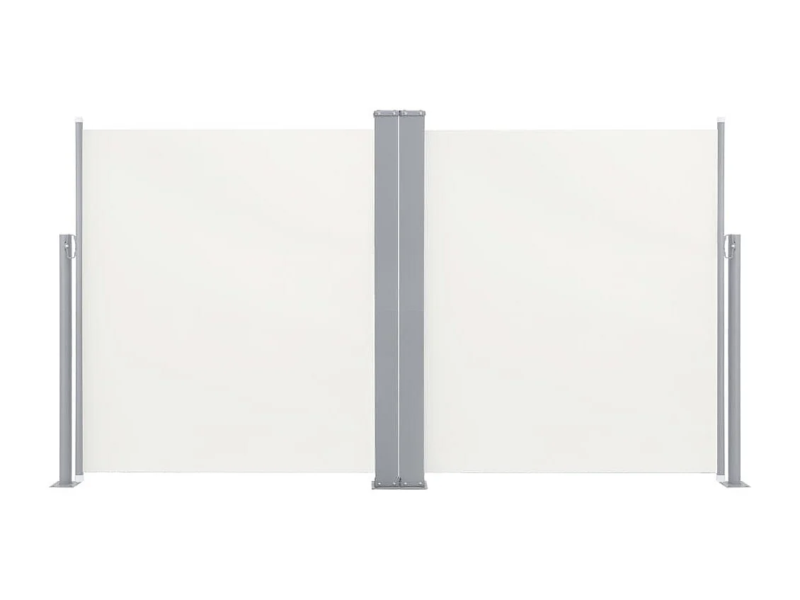 Auvent latéral rétractable 140 crème 600 x 140 x 140 cm 02_0007160