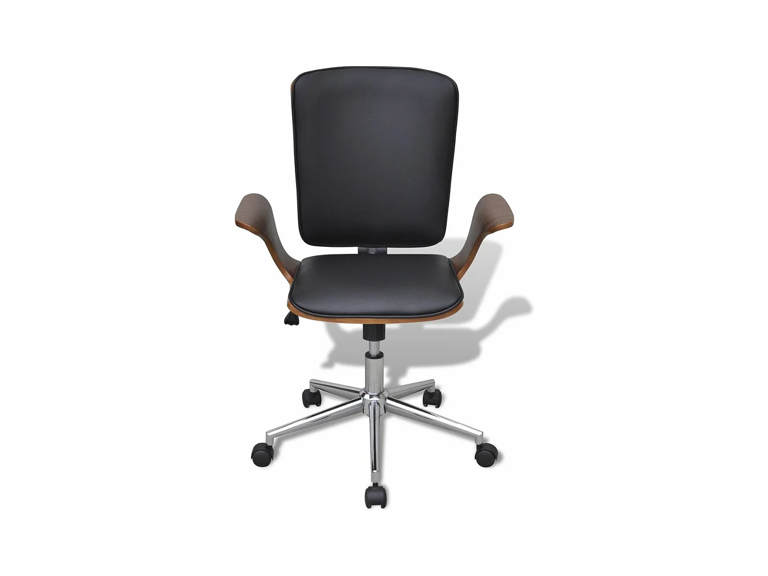 Fauteuil chaise chaise de cuir marron 69 x 57 x 97.5 cm 0502045