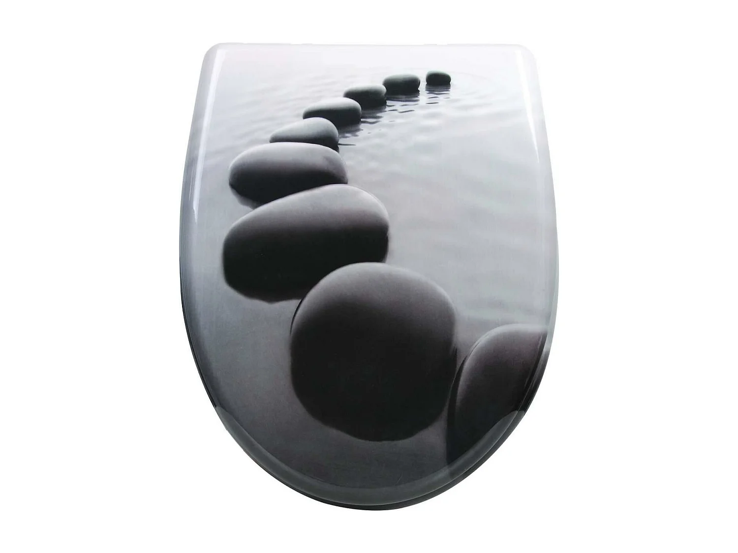 Abattant WC A Duroplast noire 45.5 x 37.1 x 45.5 cm 19_0000737