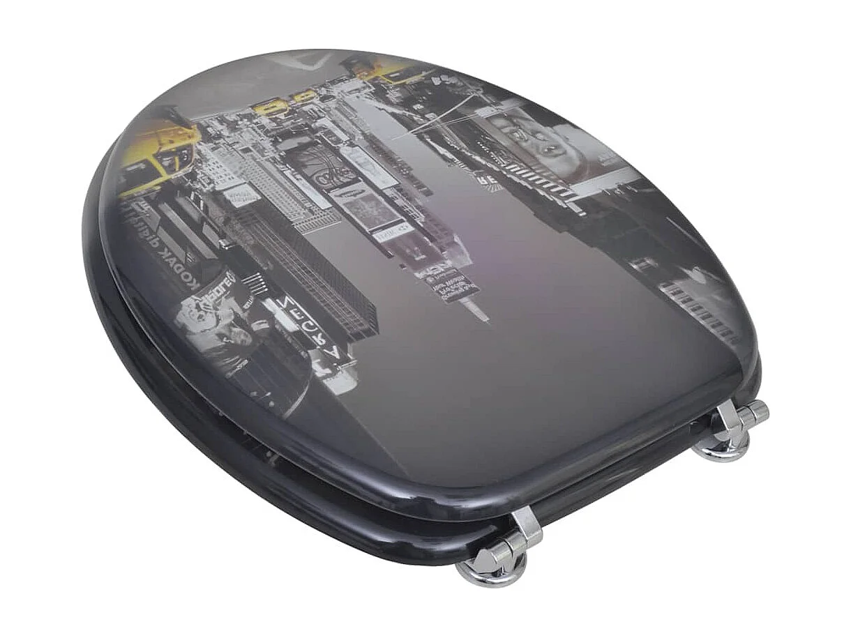 Lot de deux sièges effet bois 43.7 x 37.8 x 43.7 cm 02_0002951