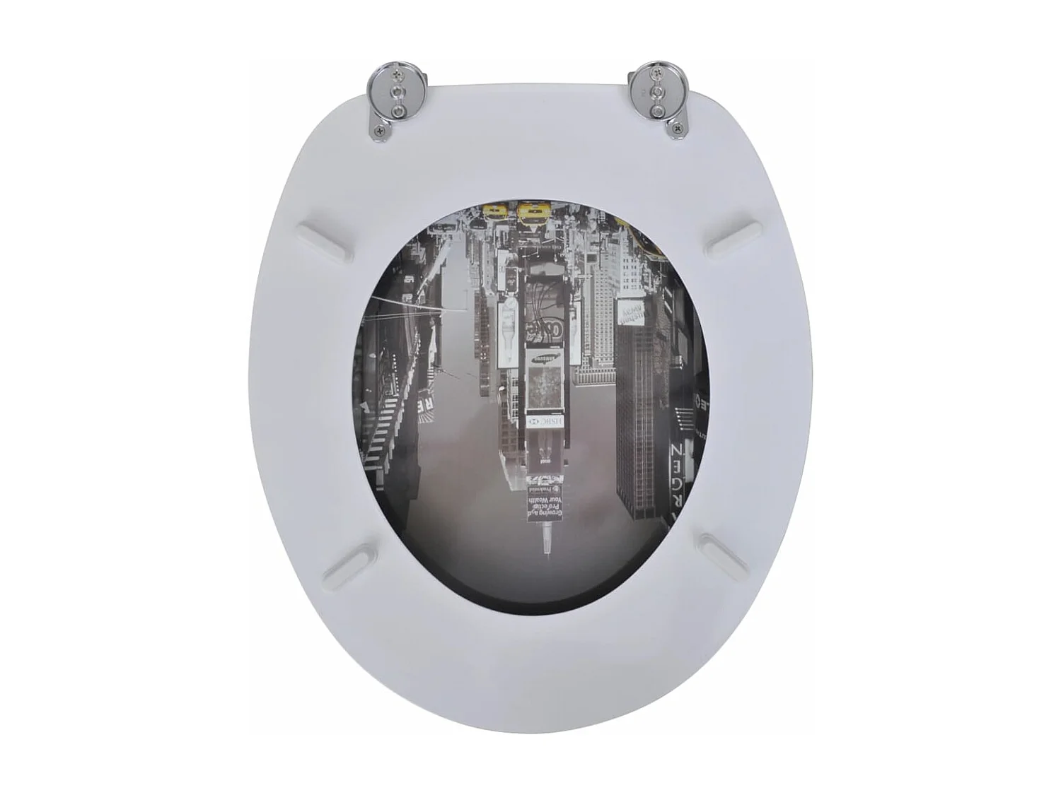 Lot de deux sièges effet bois 43.7 x 37.8 x 43.7 cm 02_0002951