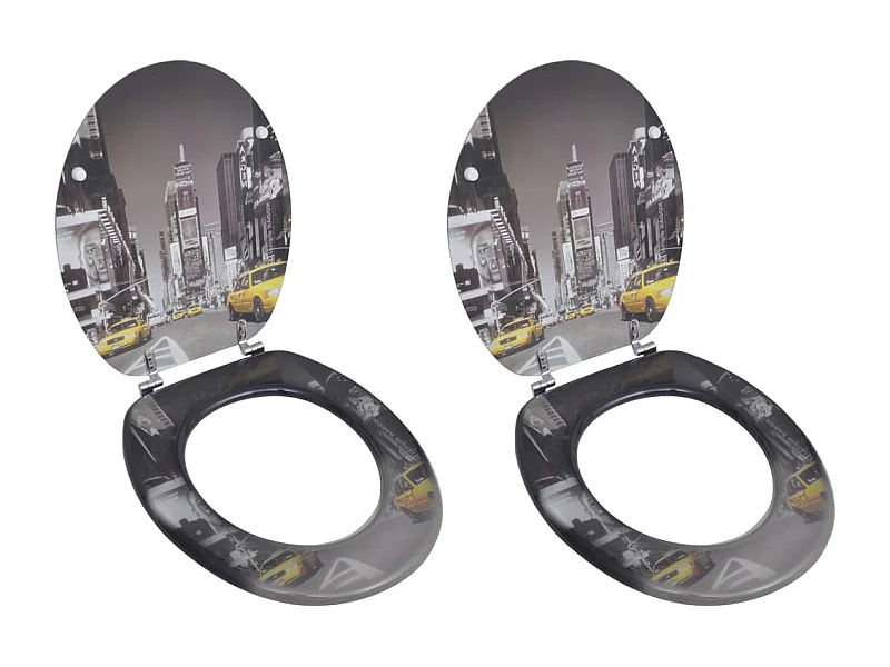 Set di due sedili con coperchio WC con coperture in MDF New York 02_0002951