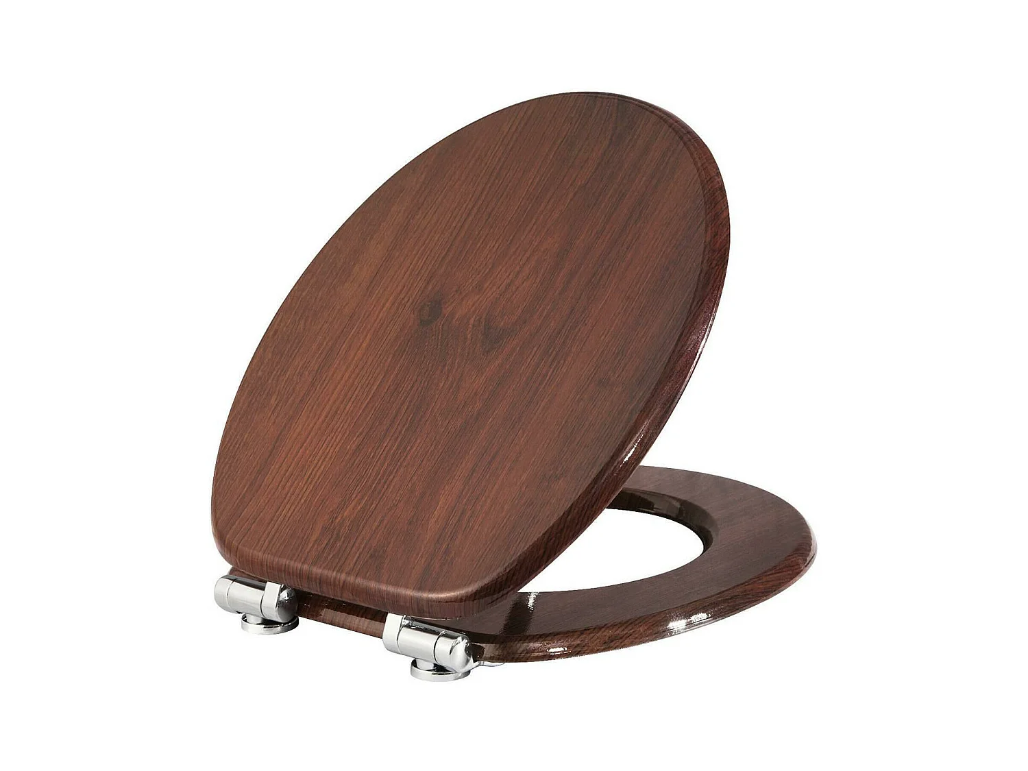 Abattant WC siège de effet bois beige 43.6 x 37.7 x 43.6 cm 19_0000644