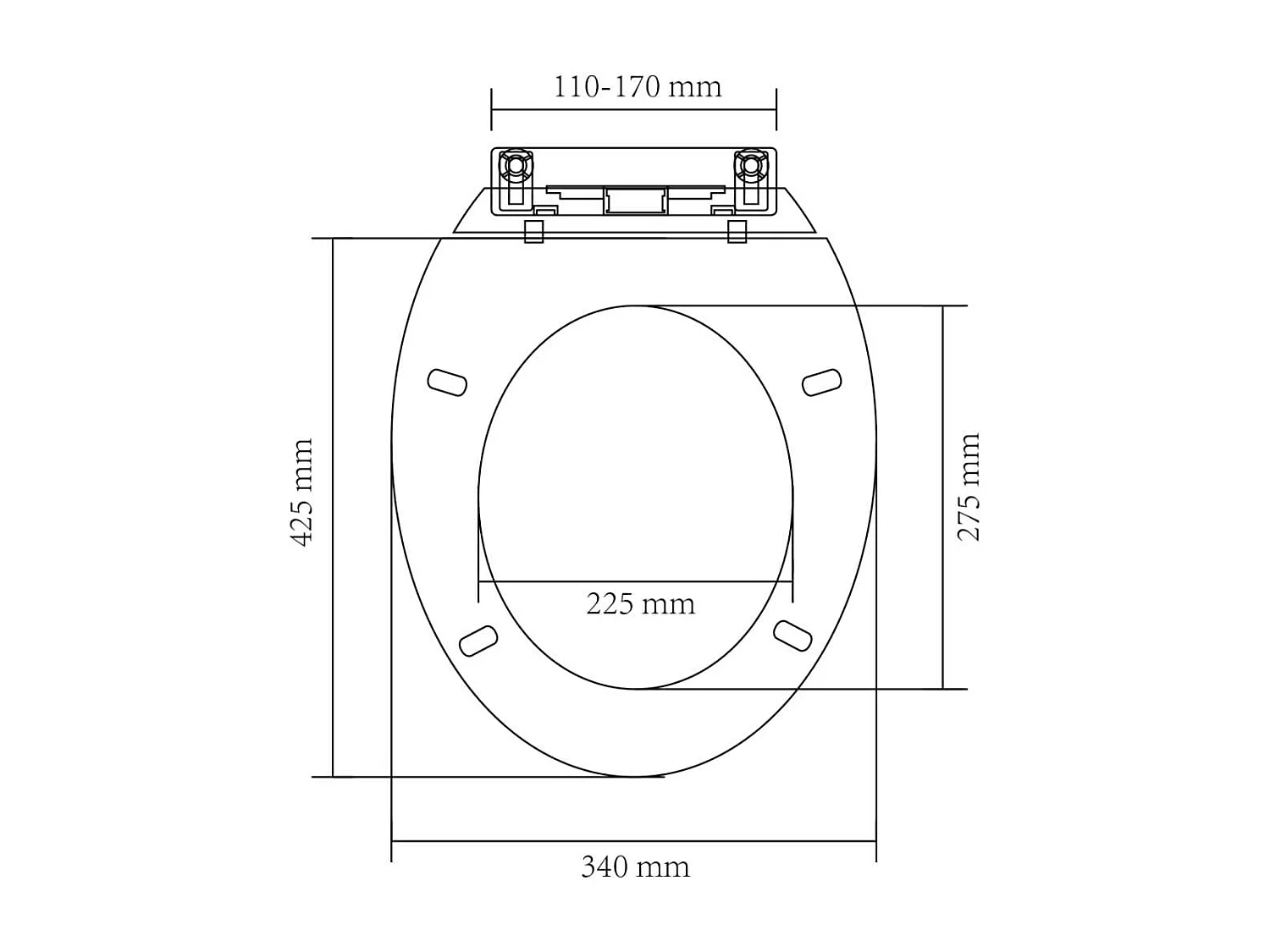 Descripción asiento de inodoro con cierre suave ovalado blanco 02_0002889
