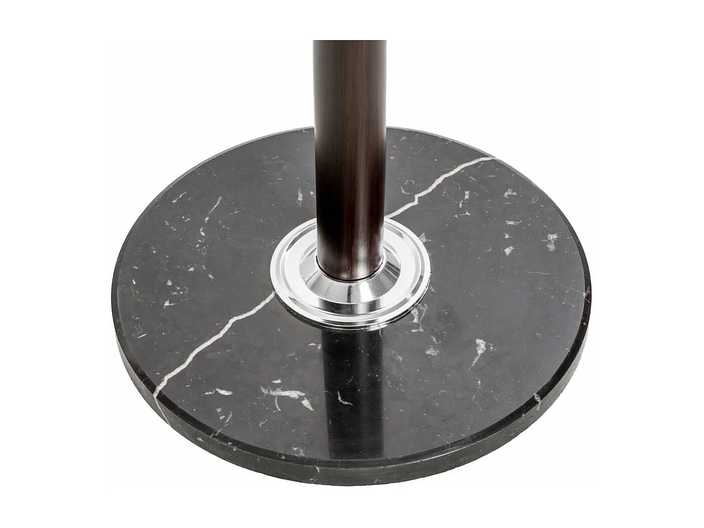 Porte manteau bois avec porte parapluie vestiaire chapeau veste vêtement noir/marron 2008244