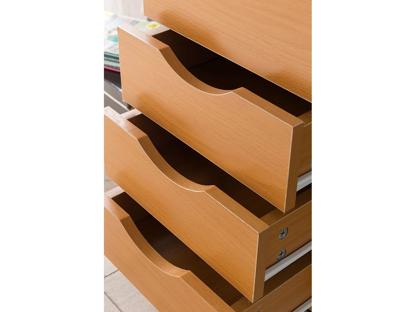 Rollcontainer 5 Schubladen Kinder Standcontainer Bürocontainer Schreibtisch