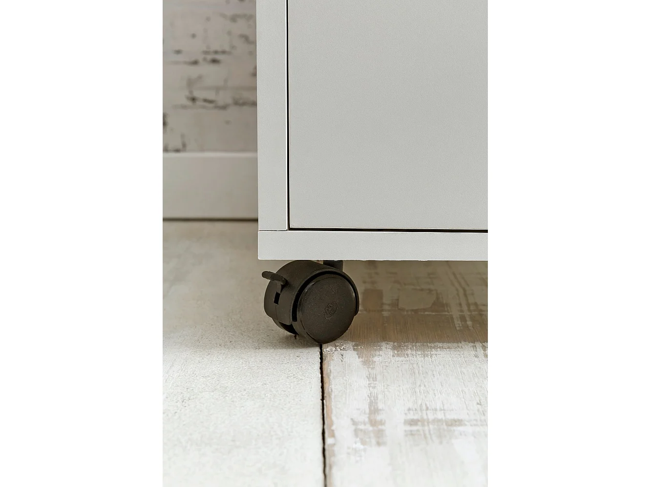 Cassettiera Ufficio Moderna con Ruote 33x60x38 cm Archivio con Anta