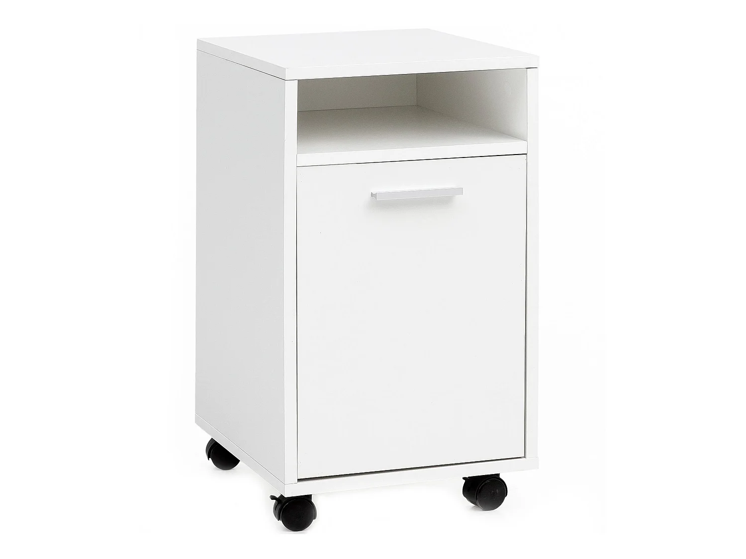Caisson de Bureau 33x60x38 cm Placard de Rangement Mobile avec Roulettes