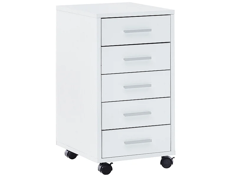 Contenitore roll container in legno LARA contenitore per scrivania 33x63x38cm