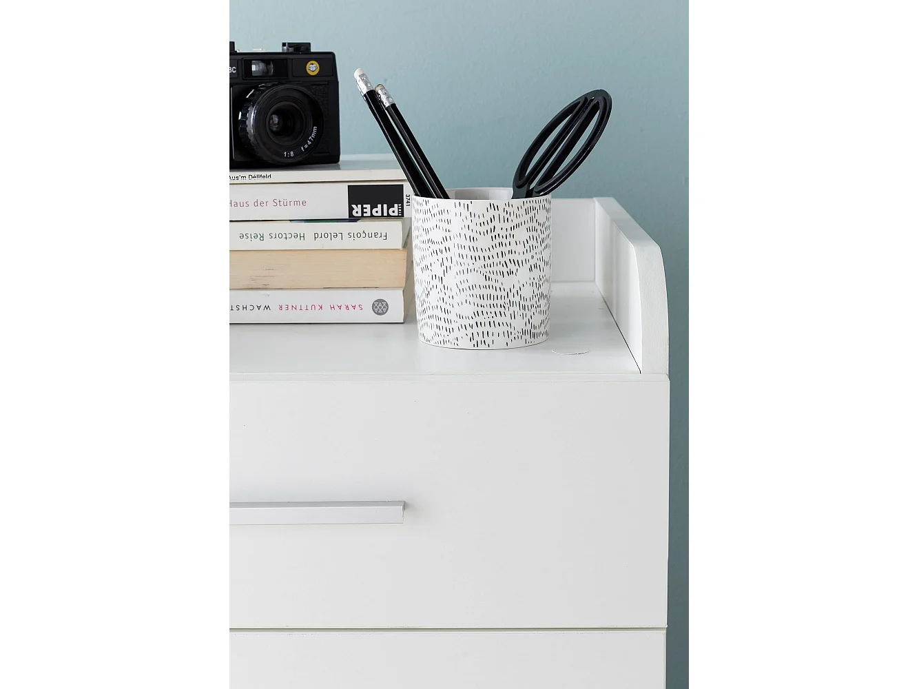 Rollcontainer 70,5 cm Standcontainer Bürocontainer mit Rollen Modern