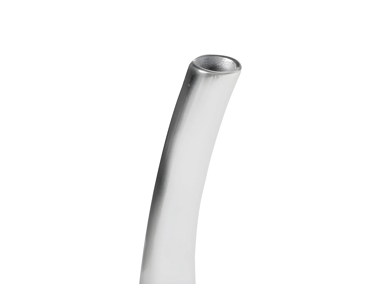 Vase Aluminium Blumenvase groß modern Vasen Deko Metall Silber Große Dekovase