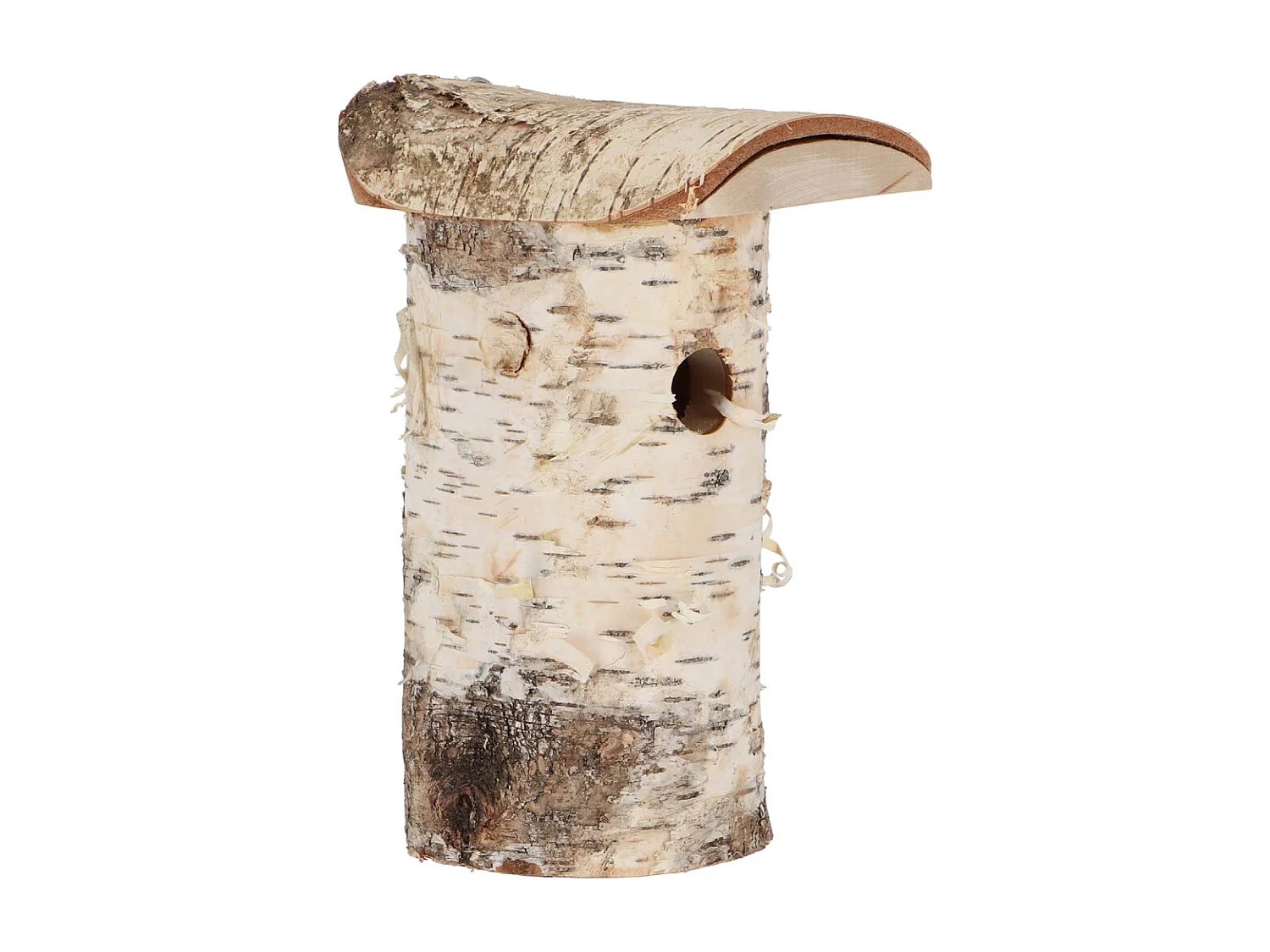 Nichoir pour mésange bleue en bois de bouleau