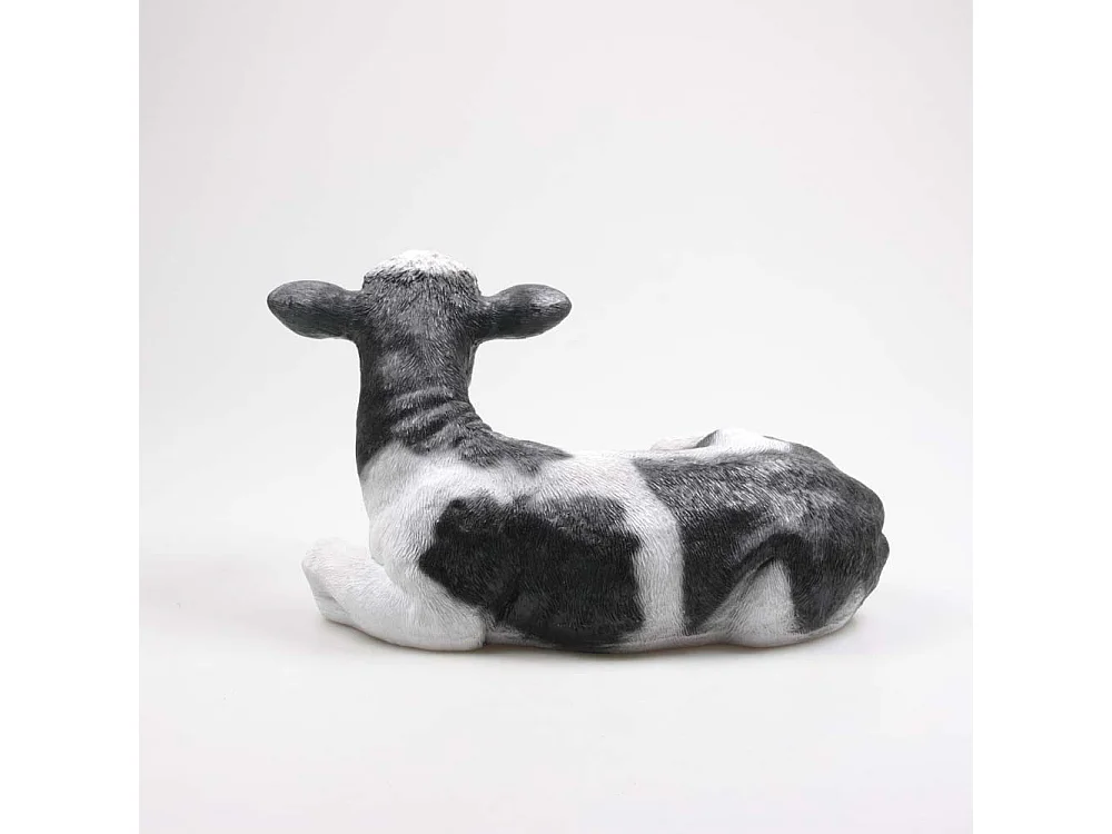 Vache couchée en résine 46 x 28 x 27 cm
