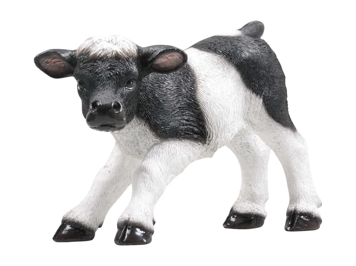 Veau debout en résine 30 x 12 x 20 cm