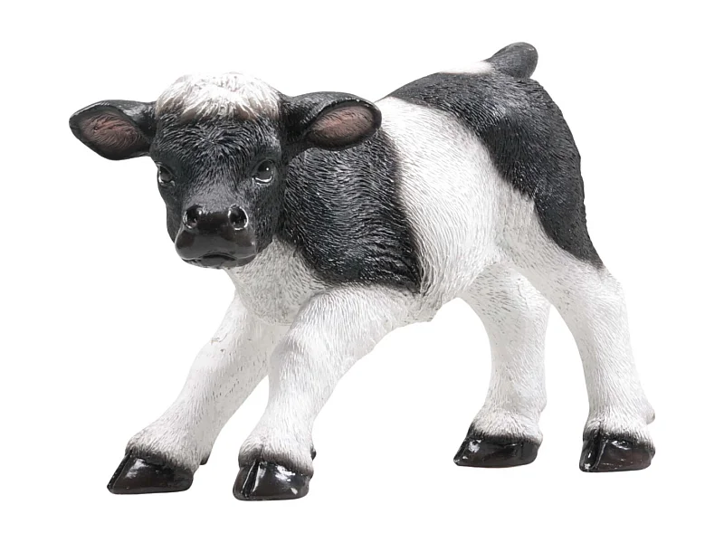 Veau debout en résine 30 x 12 x 20 cm