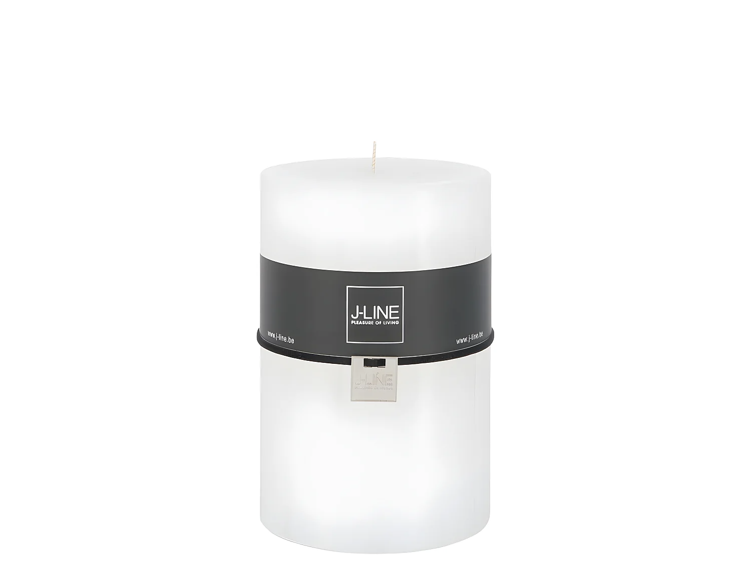 Vela cilindro blanco xl -120h Alt. 15 cm