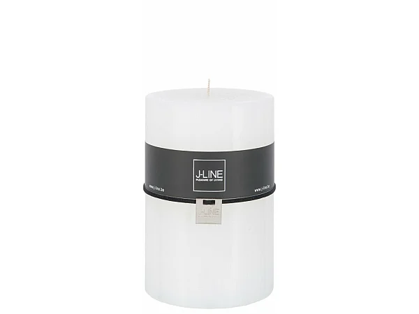 Vela cilindro blanco xl -120h Alt. 15 cm