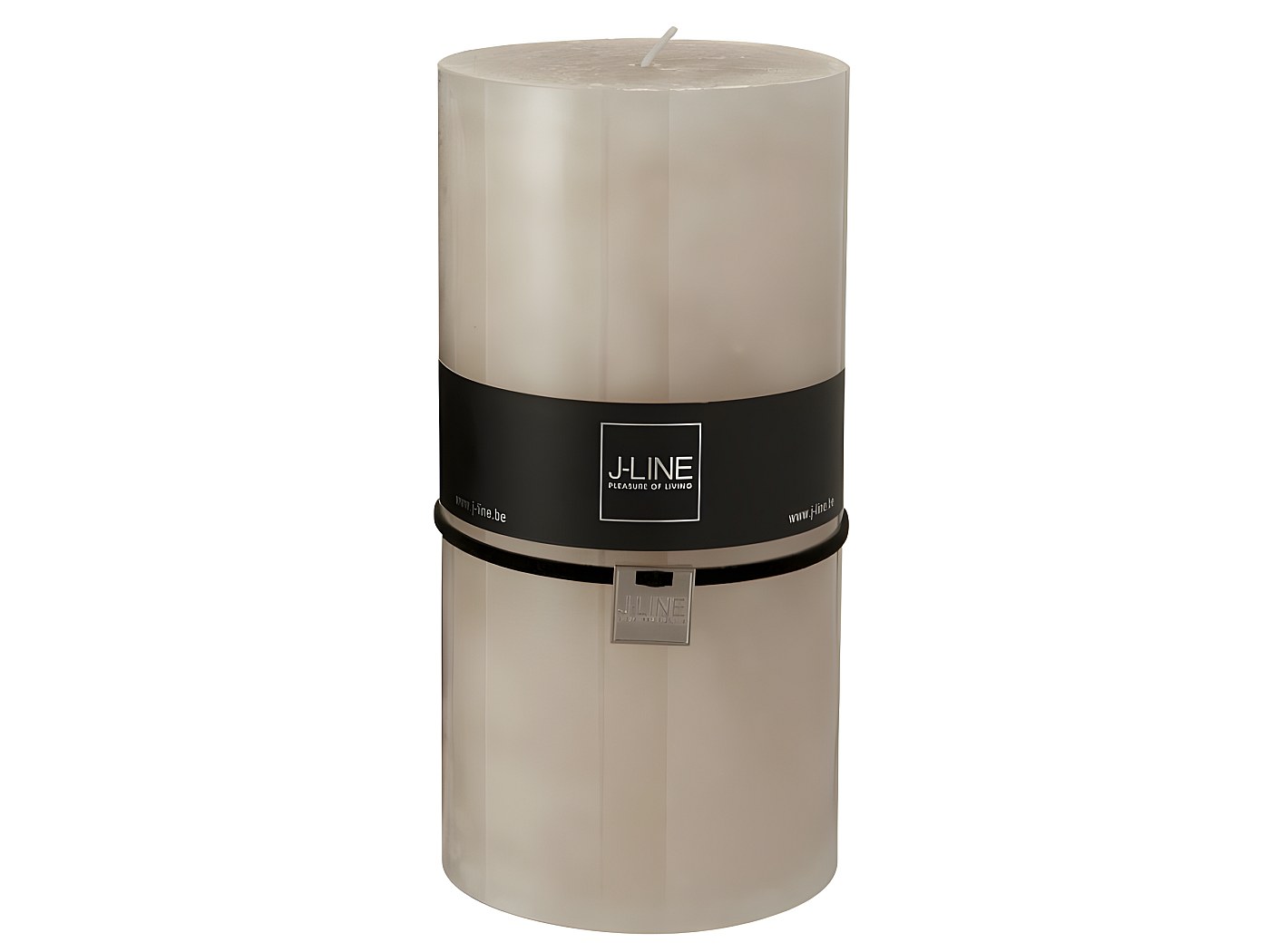 INNA-Glas Bougie Cylindrique MAEVA, Crème, 8cm, 4cm, 12h