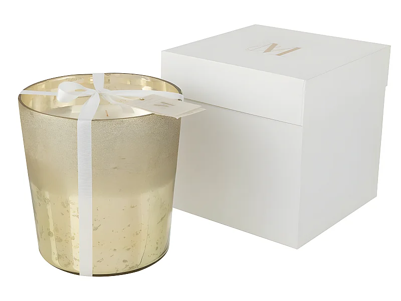 Candela profumata in bicchiere di champagne 21x21x22 cm