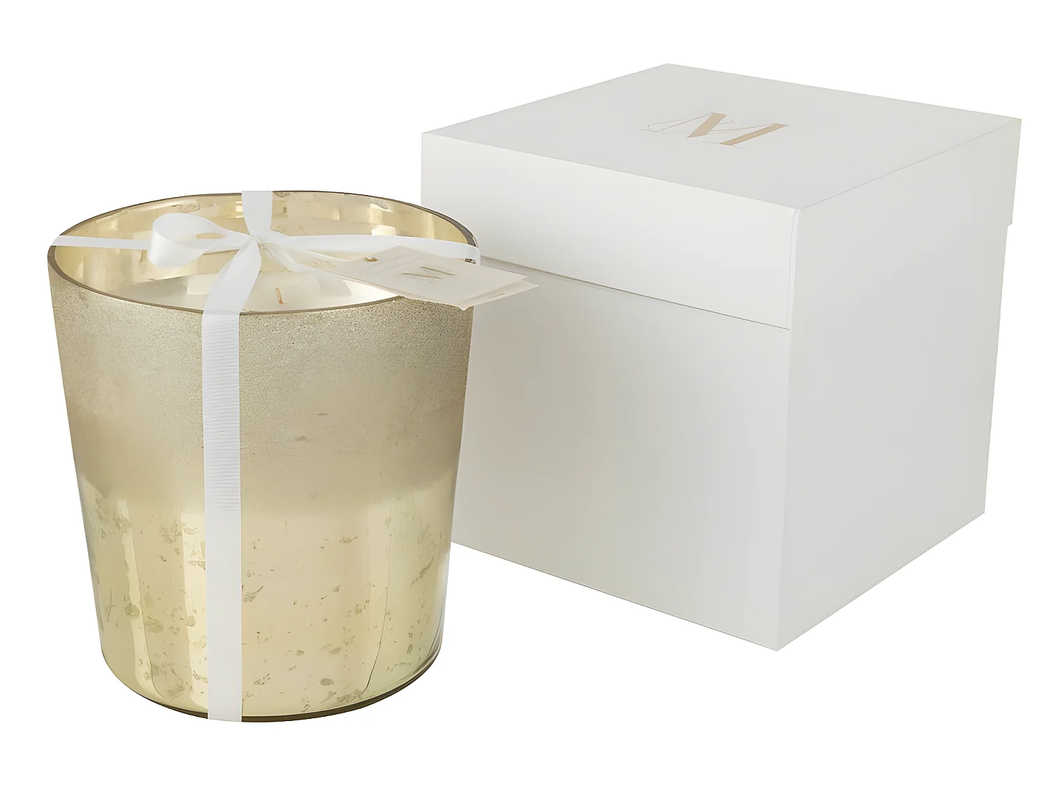 Candela profumata in bicchiere di champagne 21x21x22 cm