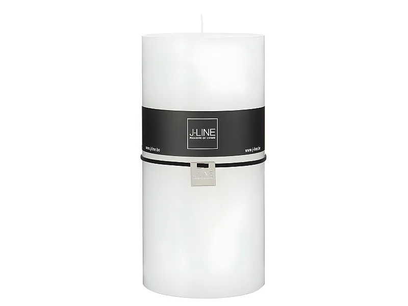 Vela cilíndrica blanco xxl 140 h Alt. 20 cm