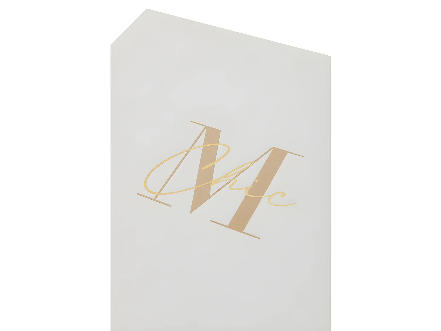 Scatola di 4 candele profumate in vetro champagne 7x7x8 cm