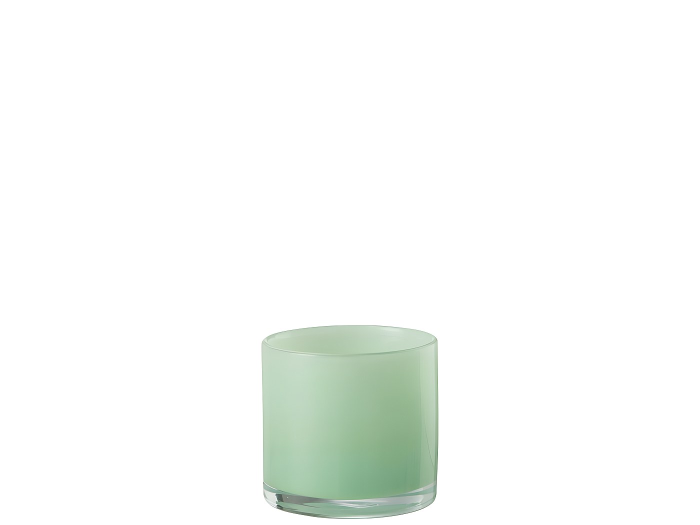 Vaso Per Candela In Vetro Crepato H10 Cm - Atmosfera Svasata Forma Palla, Diametro 12 Cm