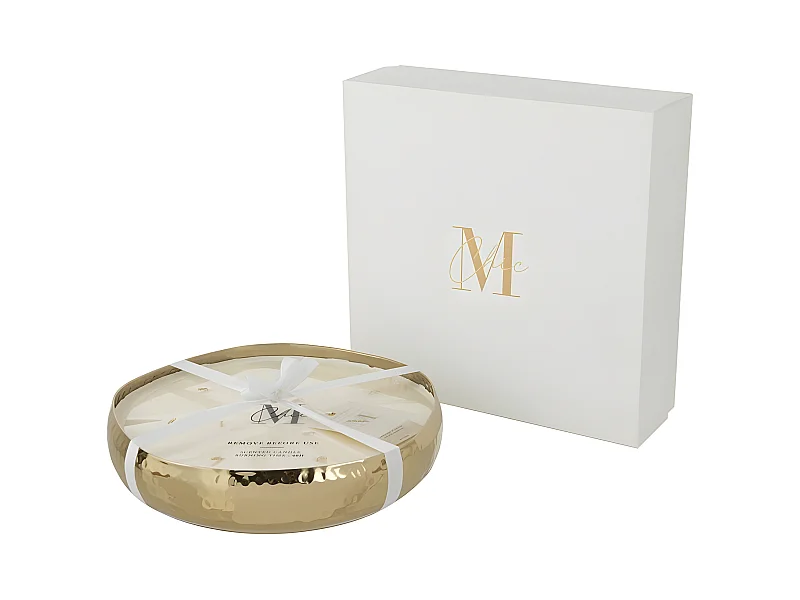 Vela perfumada livia metal oro 28