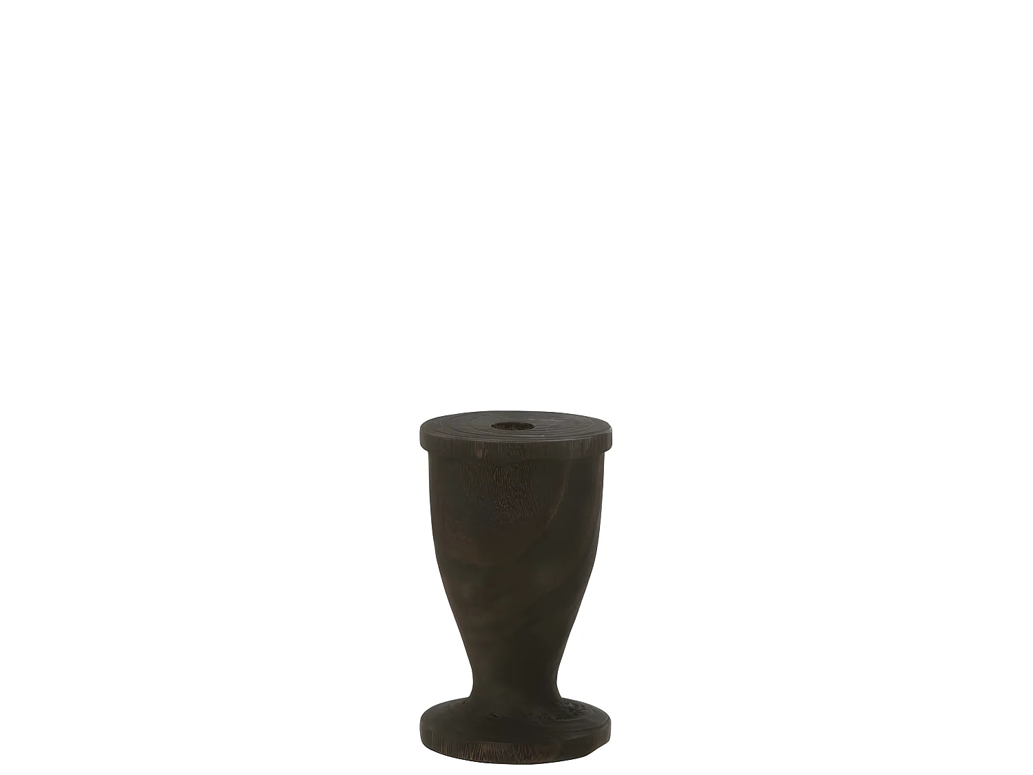 Lámpara de araña de madera negra 12x12x20.5 cm