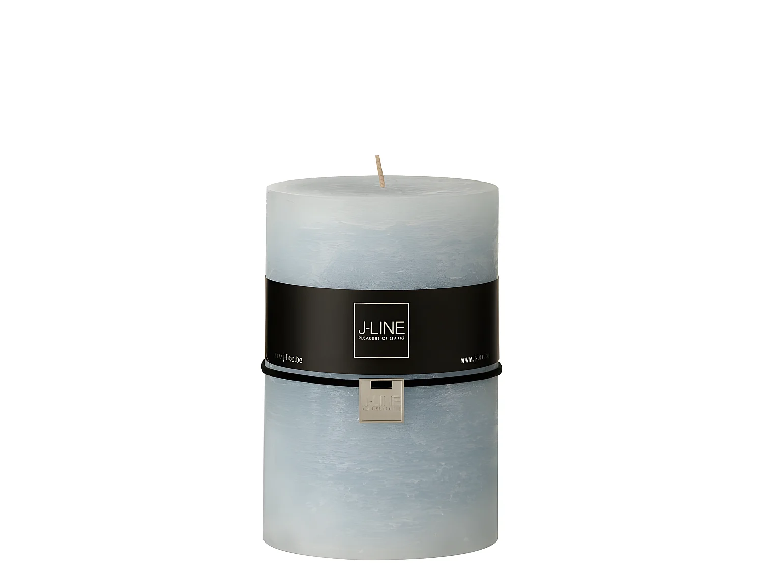 Vela cilíndrica azul claro extra -110h Alt. 15 cm