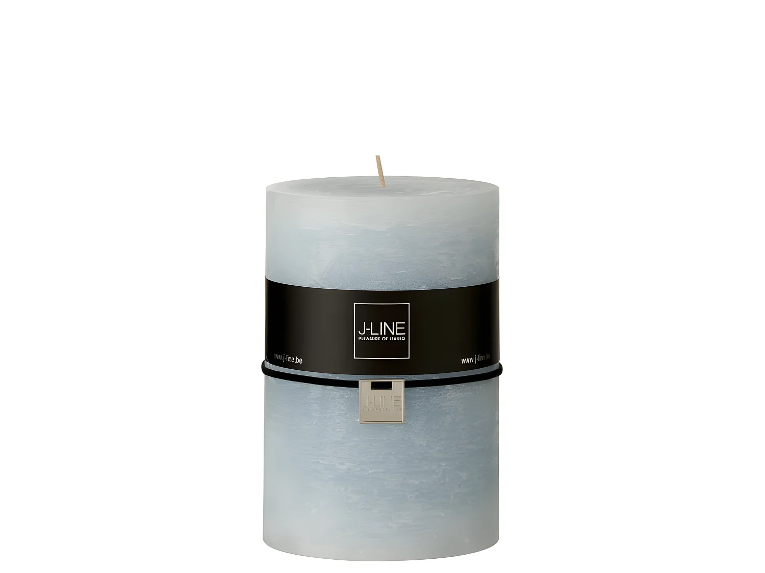 Vela cilíndrica azul claro extra -110h Alt. 15 cm