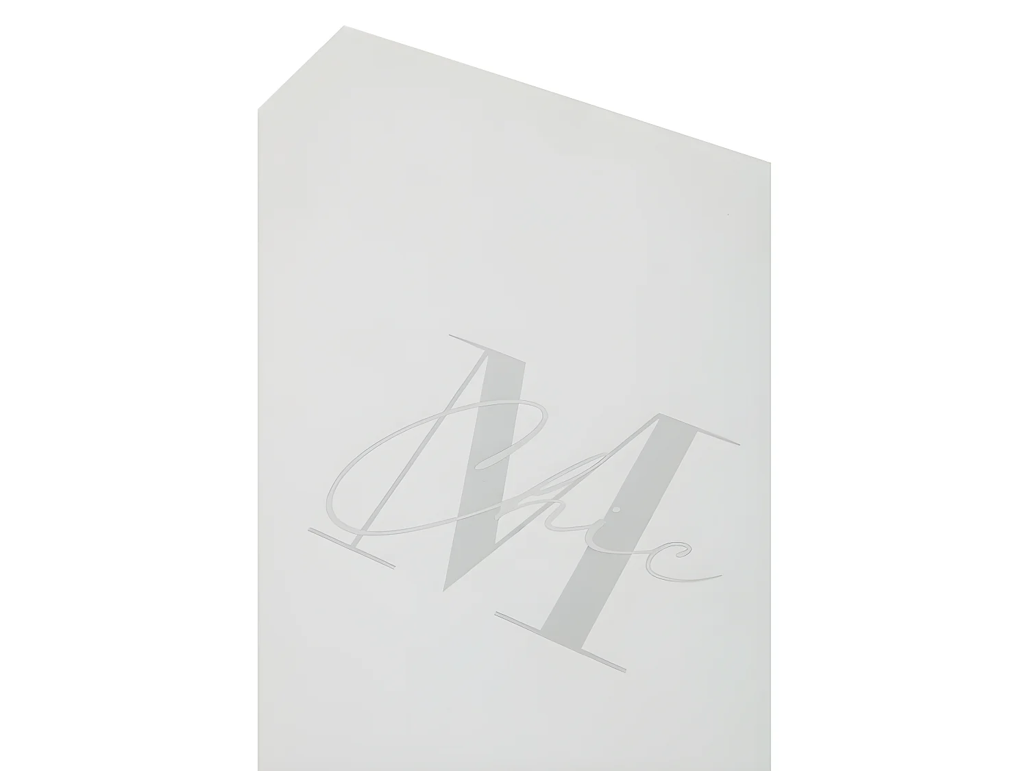 Caja de 4 velas perfumadas de vidrio plateado 7x7x7 cm