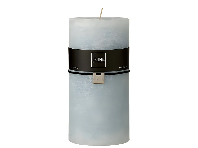 Candela cilindrica blu 140h 10x10x20 cm