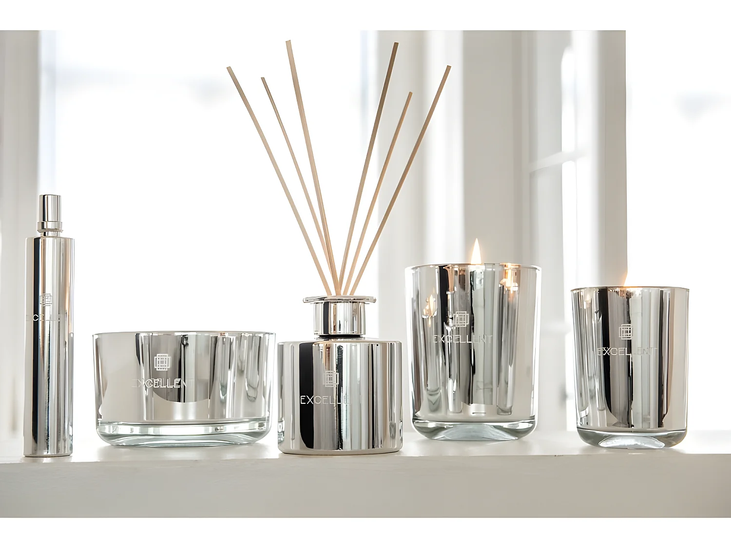 Vela perfumada excellent esencia algodón de azúcar plata-80 horas Alt. 14