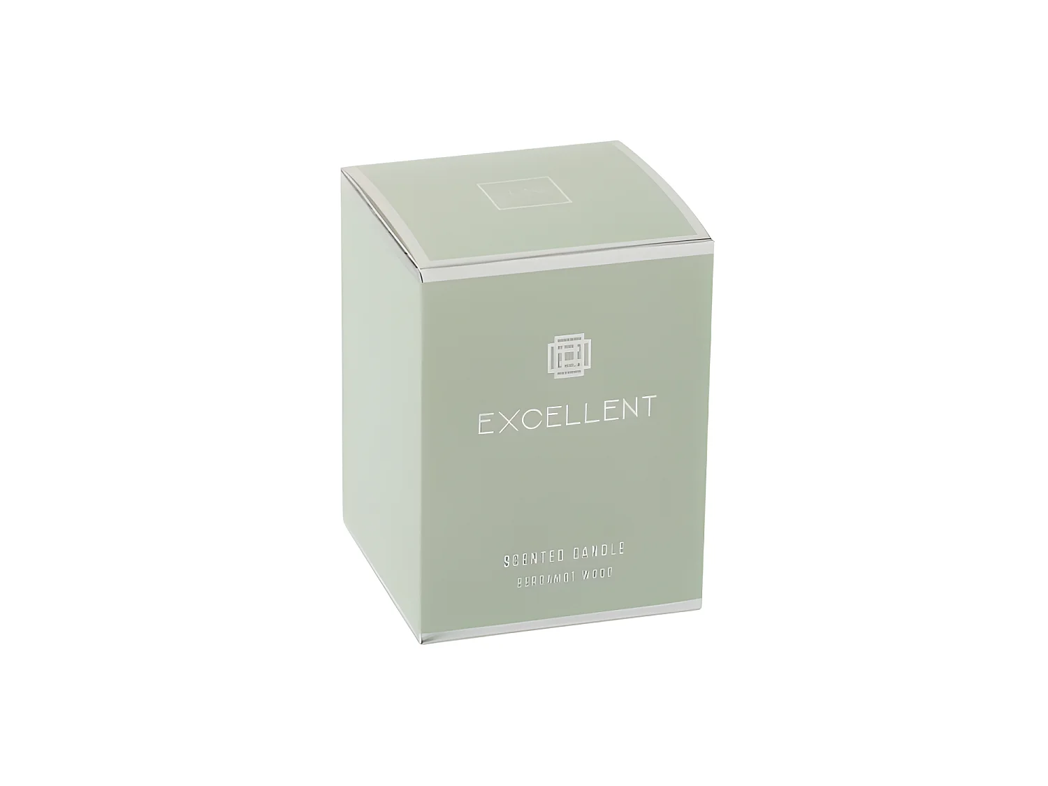 Vela perfumada excelente vidrió verde menta-50u