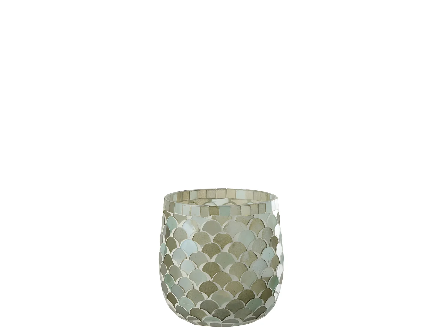 Portavelas de vidrio Azur 12x12x12.5 cm