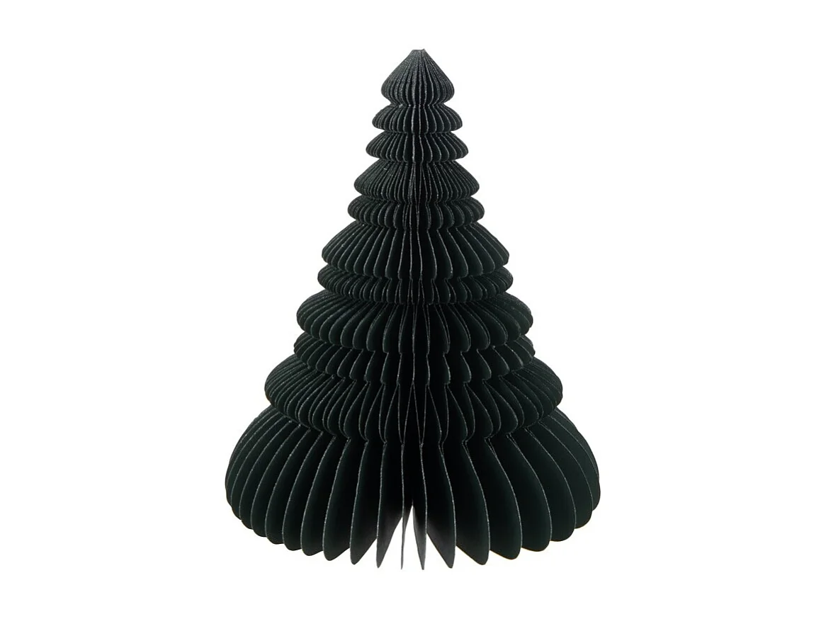 Árbol de Navidad plegable de papel verde 19x19x24 cm