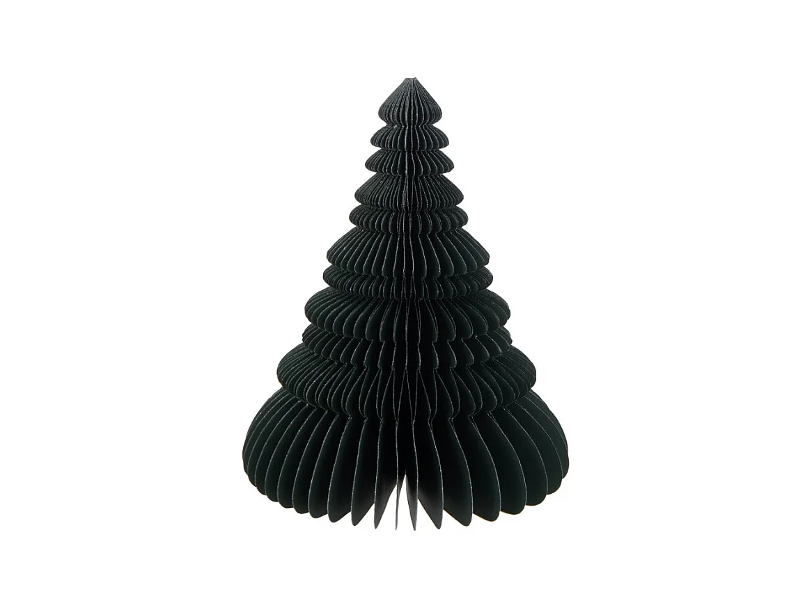 Árbol de Navidad plegable de papel verde 19x19x24 cm