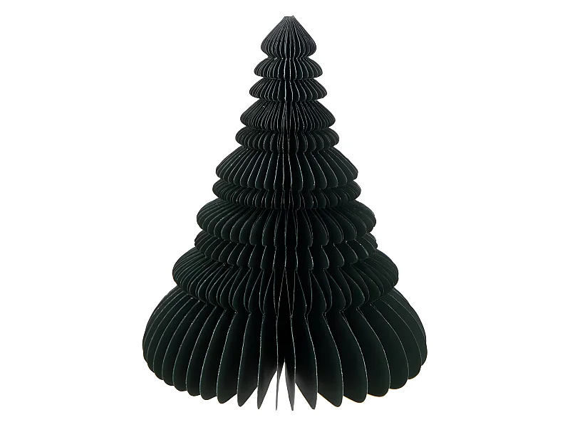 Árbol de Navidad plegable de papel verde 24x24x30 cm