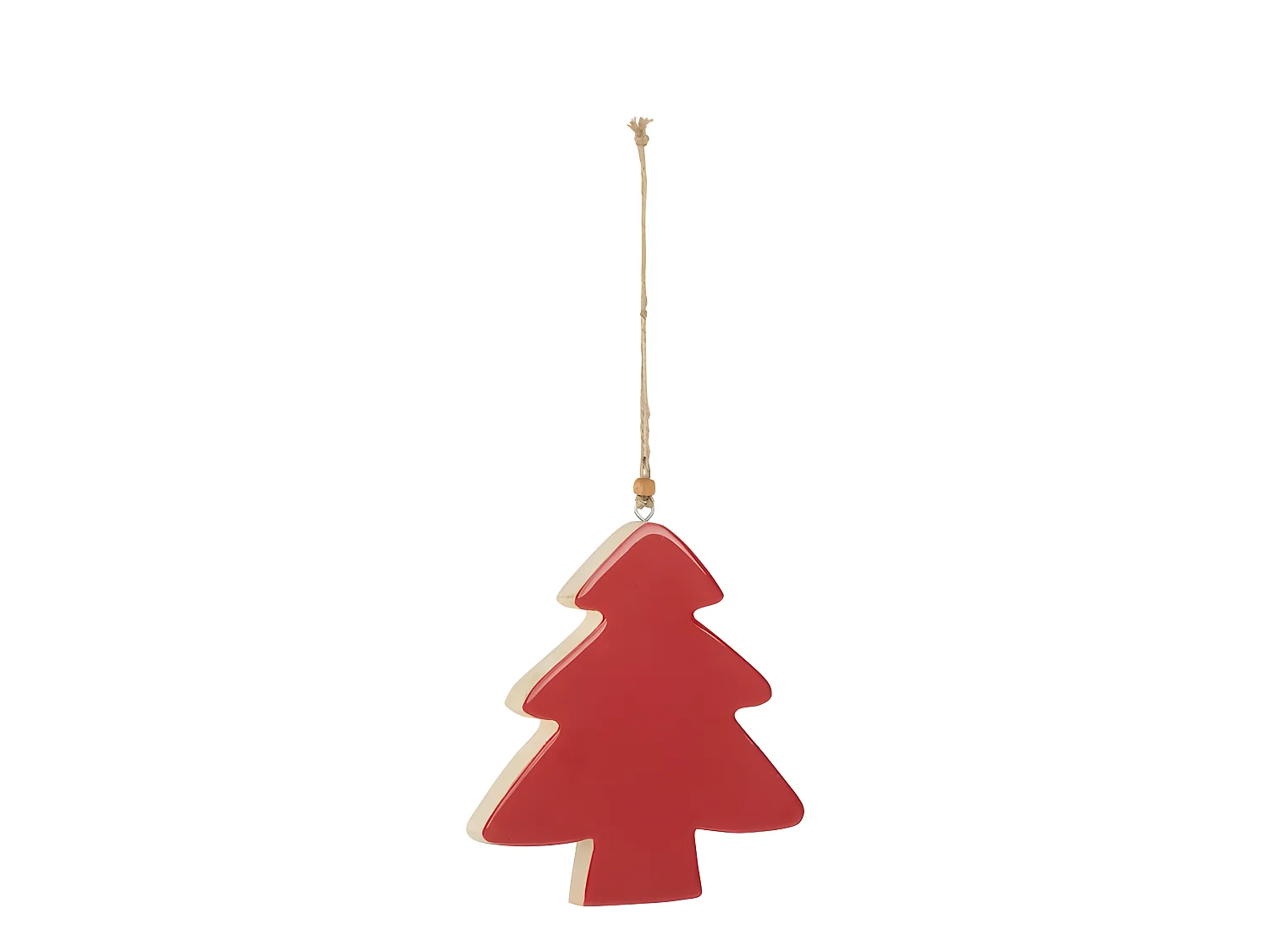 Sapin à suspendre en  Rouge 16x14,5x2cm