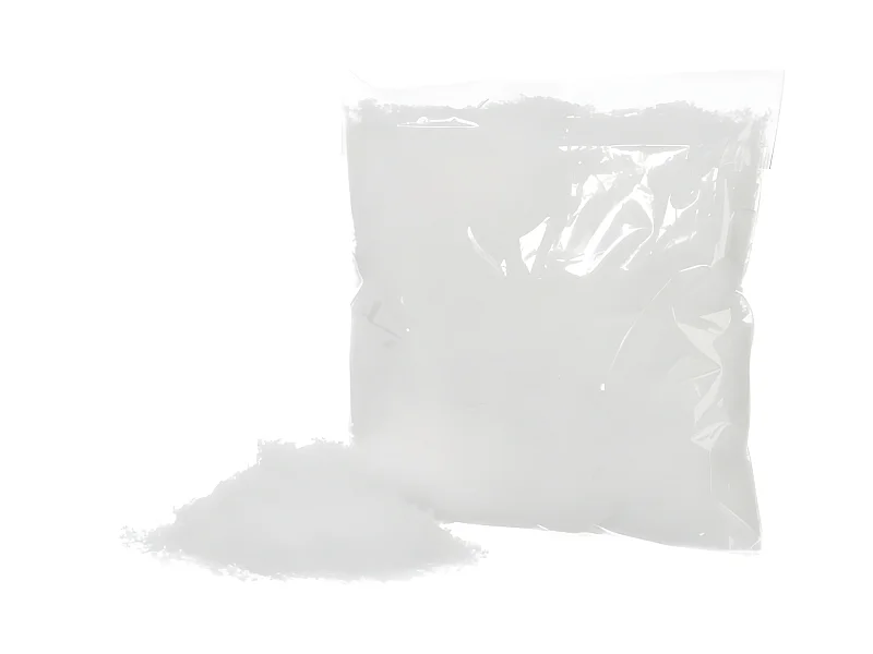 Décoration en Sachet "Neige Artificielle" 58cm Blanc