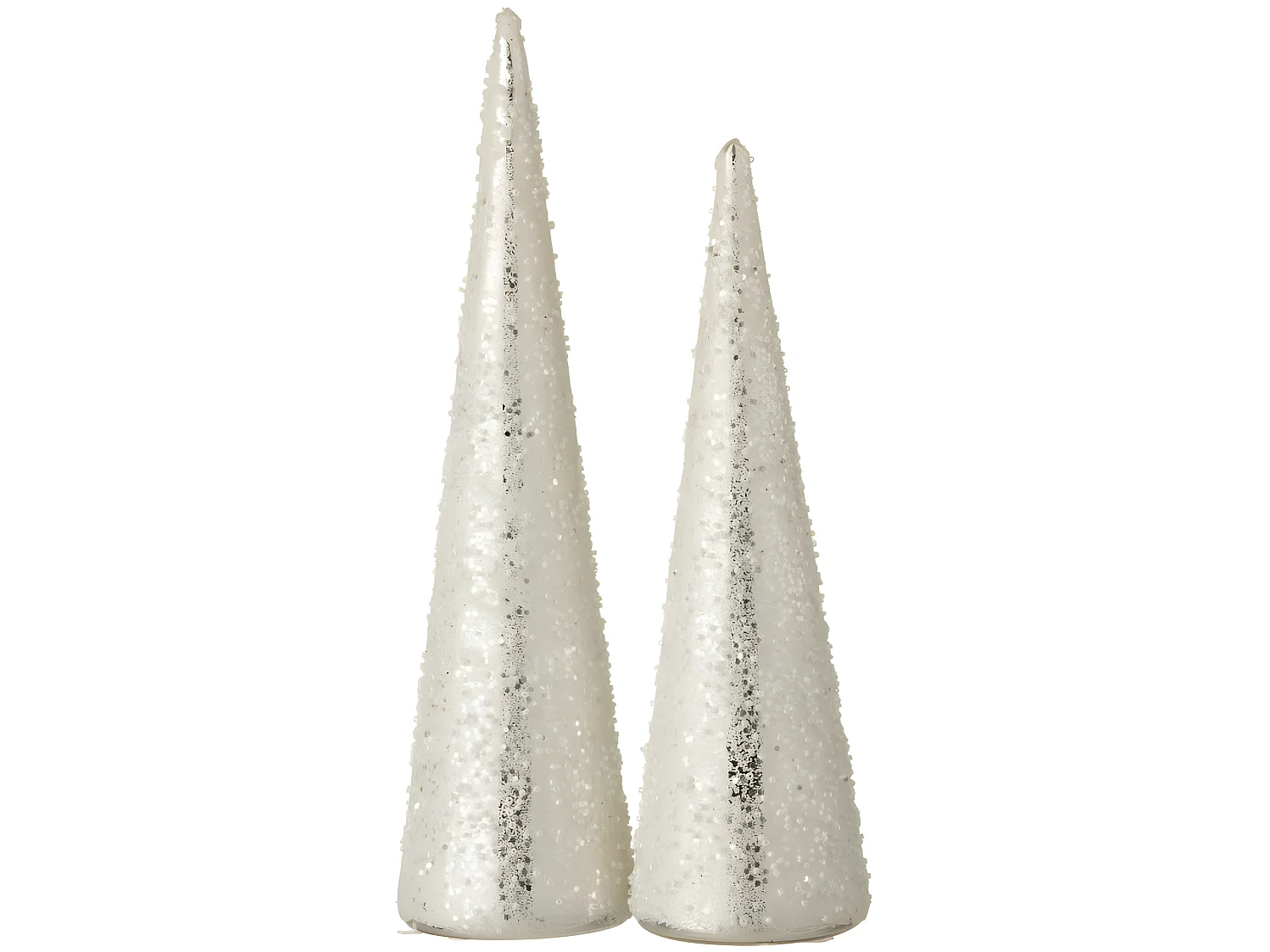 Cono perla cristal blanco/plata Alt. 35