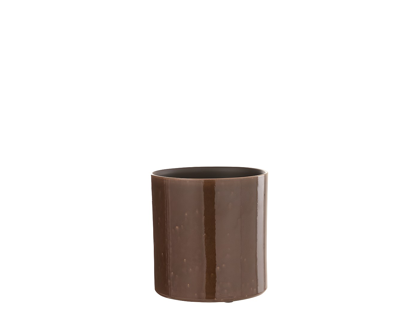 Décopatch Vaso Piccolo In Cartapesta 5,3x5,3x12,5 Cm Marrone - Decorabile E Impermeabile