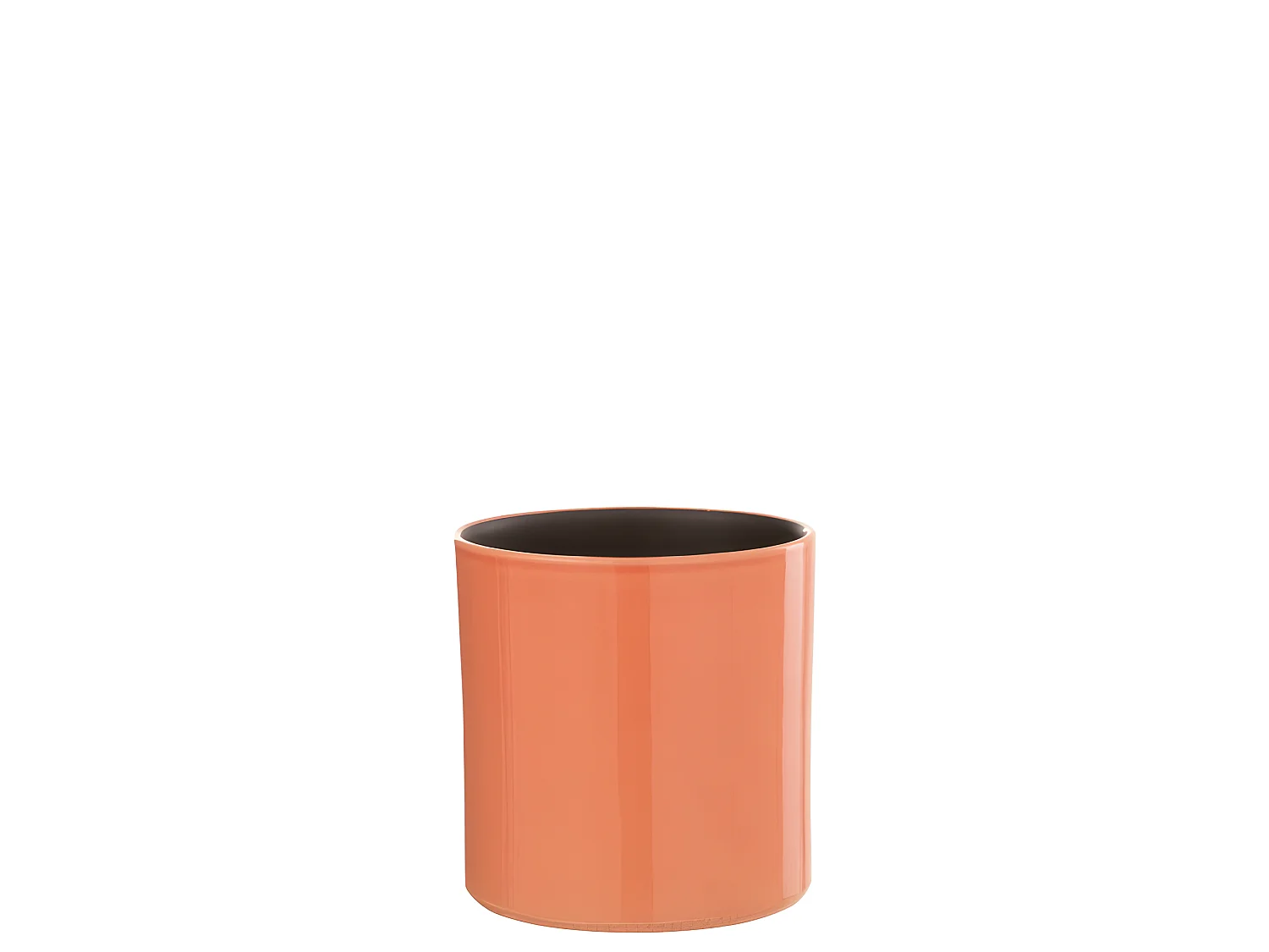 Cache-pot en céramique rose 16.5x16.5x16.5 cm