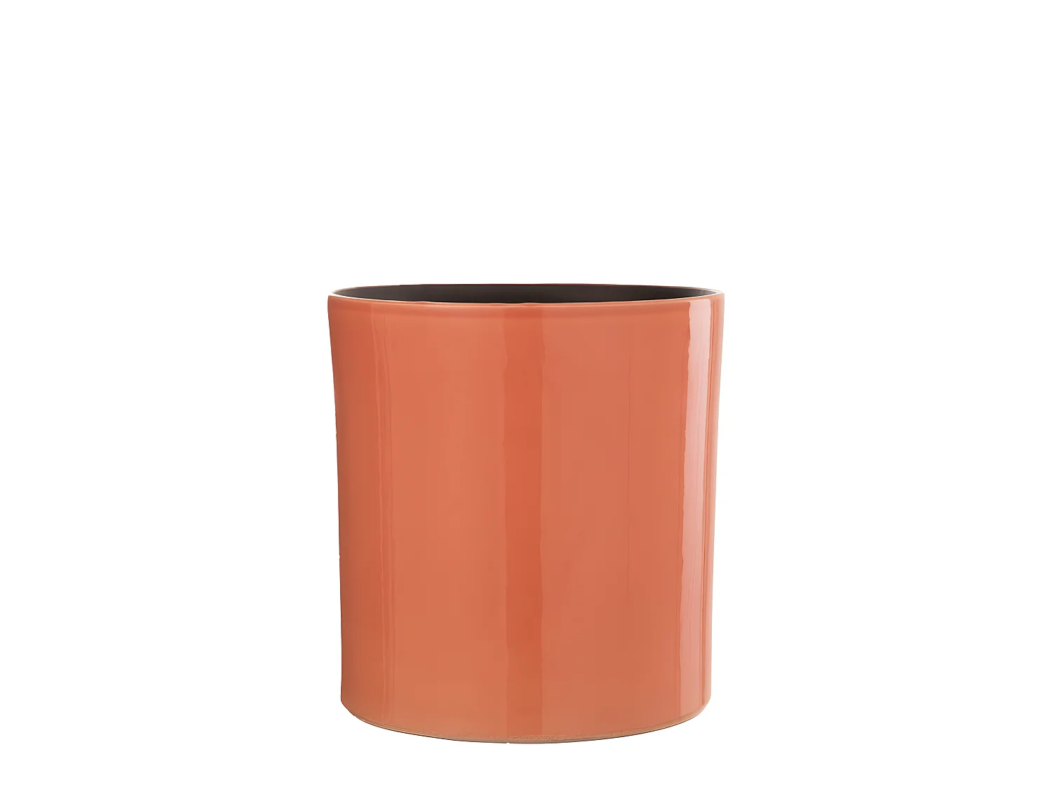 Cache-pot en céramique rose 25x25x25 cm