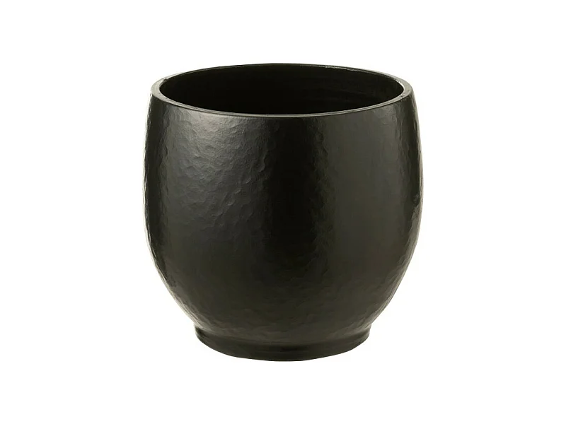 Cache-pot en céramique noir 33x33x32 cm