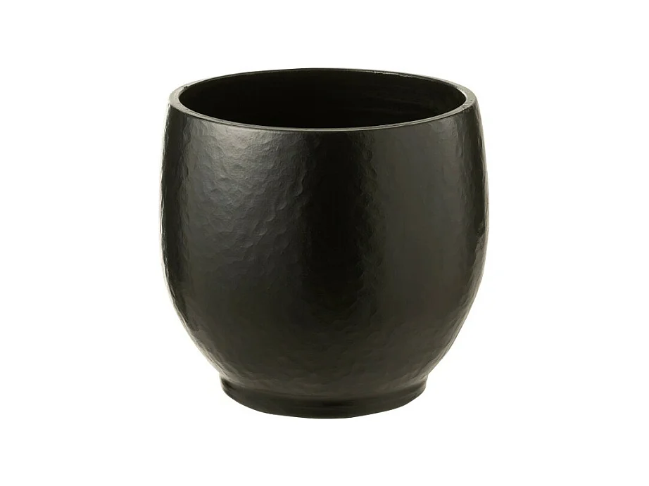 Cache-pot en céramique noir 33x33x32 cm
