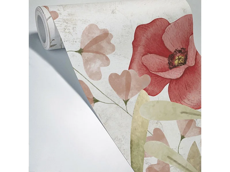 Papier peint panoramique - Herbier - Multicolore - intissé : 150g/m² - 7 lés : 336x270cm